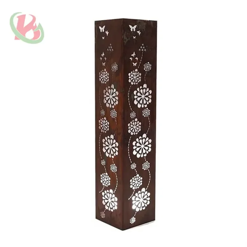 2024 Floor Standing Light Box Garden square Frame Bollard Light Street Light Bollard