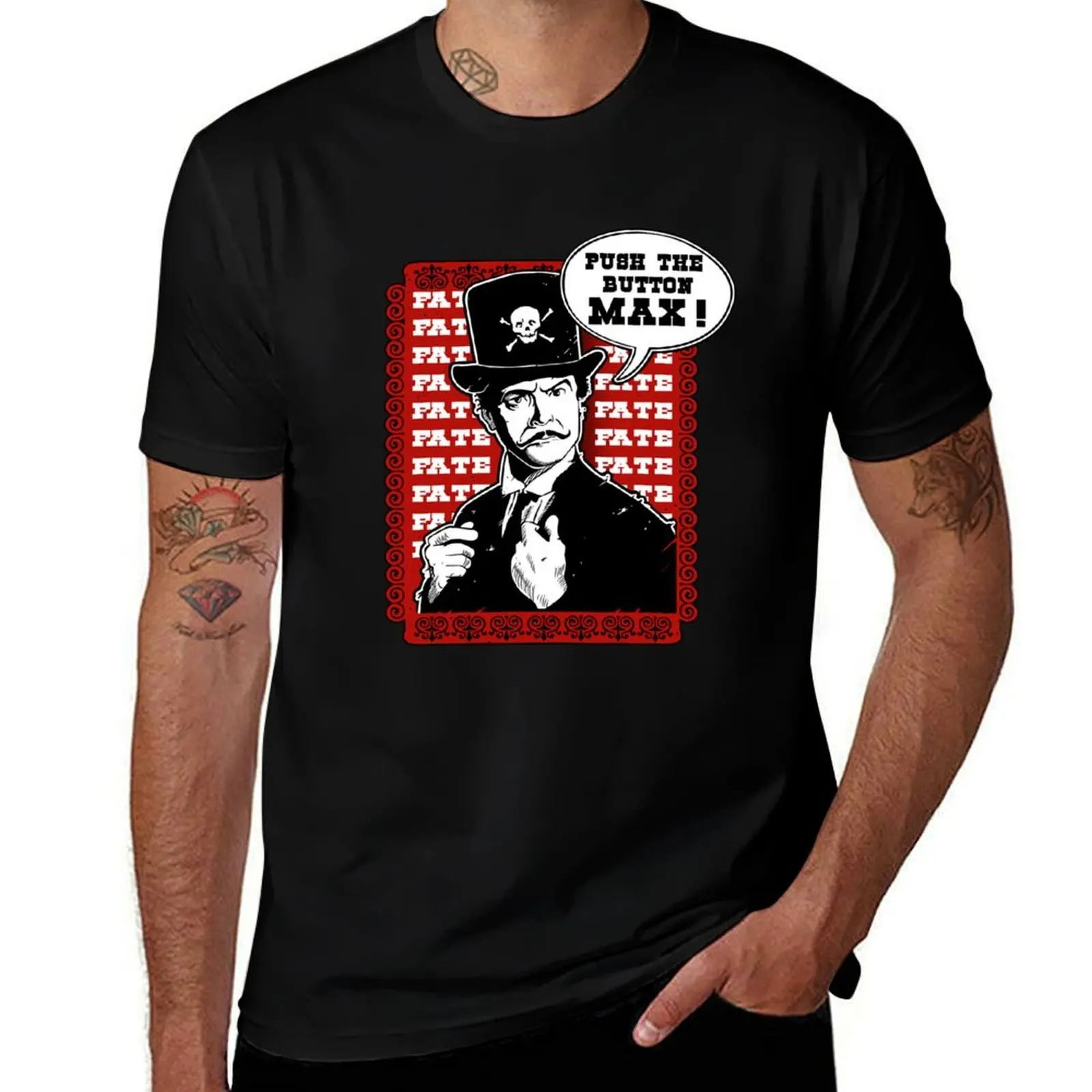 

push the button max T-Shirt essential t shirt baggy shirts T-shirts oversize mens shirts graphic tee