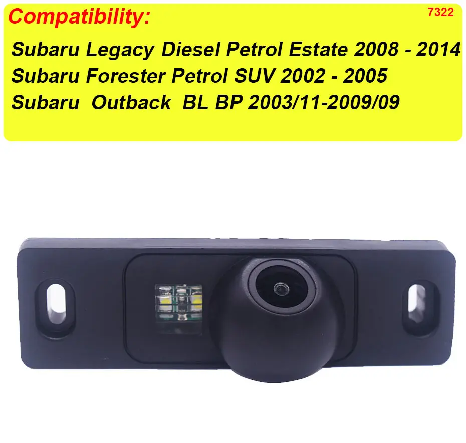 HD Car rear view  camera For Subaru Legacy Diesel Petrol Estate /Forester Petrol SUV/Subaru Outback BL BP