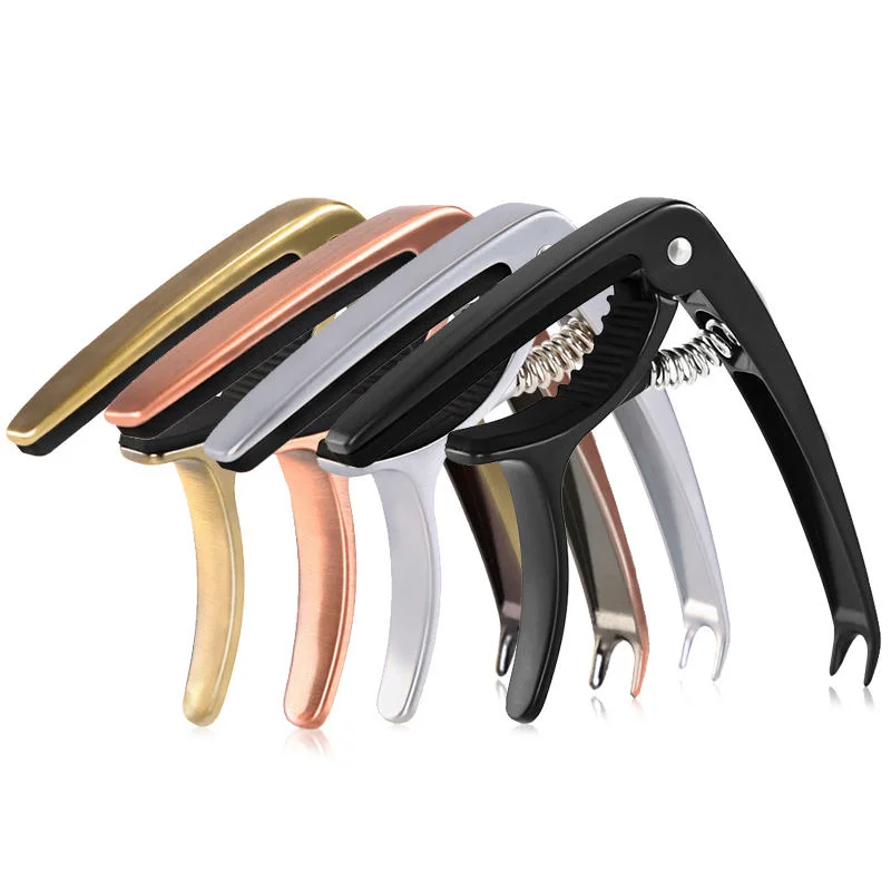 Yinyu BDJ002 Professional Zinc Guitar Capo and Bridge Pin Puller for Acoustic Guitar Players(Black)