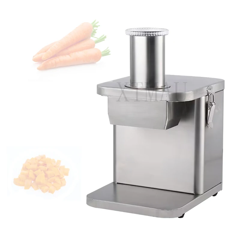 Stainless Steel Food Dicing Machine Commercial Automatic Dicer Electric Granular Vegetable Cutter Diced Radish Potato