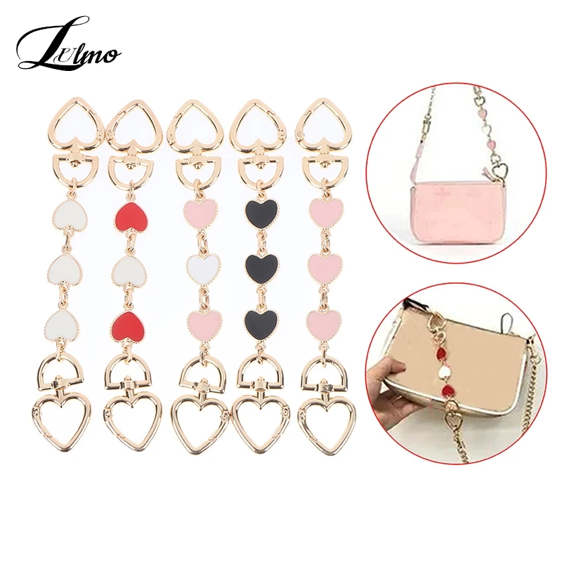 1PC Love Bag Shoulder Strap Extension Chain, Wallet Shoulder Bag Extension Decorative Chain, Bag Chain Replacement Accessories