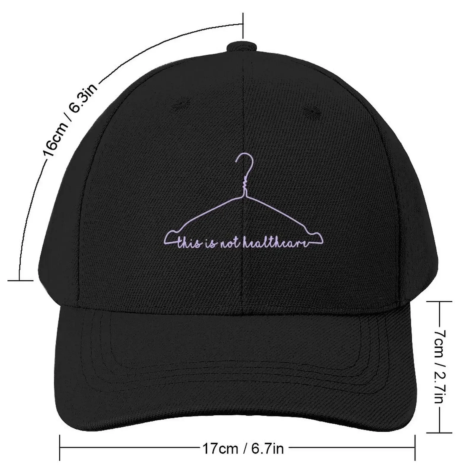 This is NOT healthcare Hanger (lavender) Baseball Cap Fashion Beach Golf Wear Mens Tennis Women's