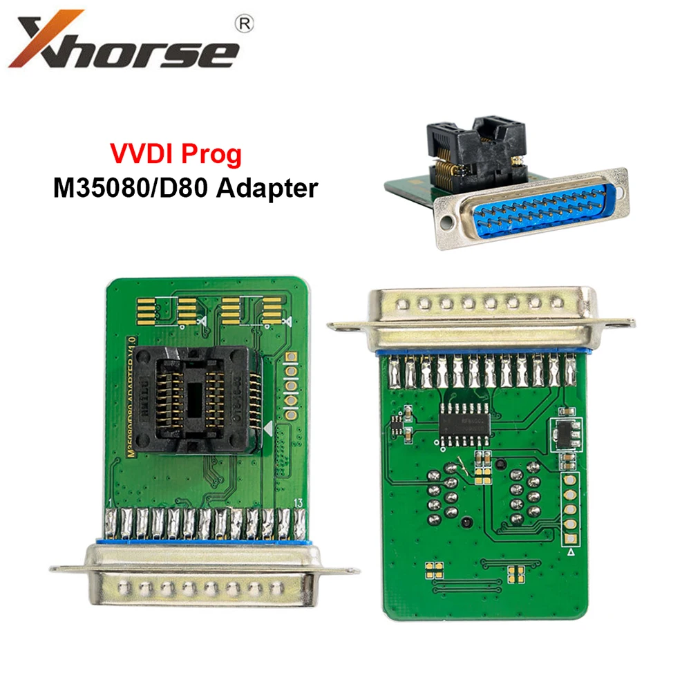 Xhorse VVDI Prog M35080/D80 Adapter V1.0 Programmer Tool Support Read Write And Fast Erase Whole Data For M35080 080DOWQ T60DOWQ