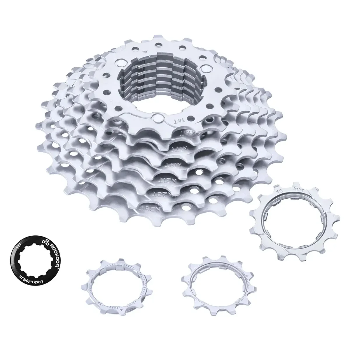 Rookoor 10 Speed Bicycle Cassette Freewheel Road Bike 10v 11-25T Sprocket Bike Accessories for SHIMANO SRAM Cycling Parts