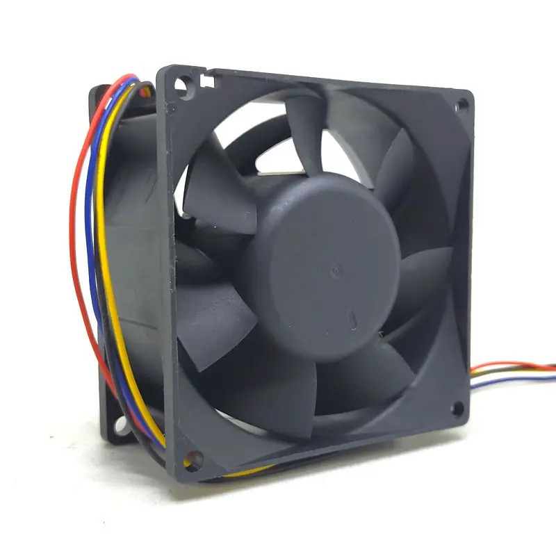 Ventilador de gran volumen de aire para CPU, Control de temperatura PWM de 4 cables, 12V, 8038, 8CM, servidor 0.85A, DA08038B12H