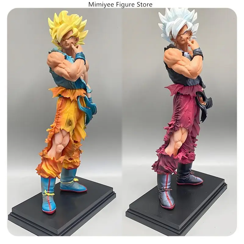 

Dragon Ball Super Saiyan Goku SS1 SS2 SS3 несколько версий стоячая поза аниме фигурка статуя украшение для рабочего стола подарок