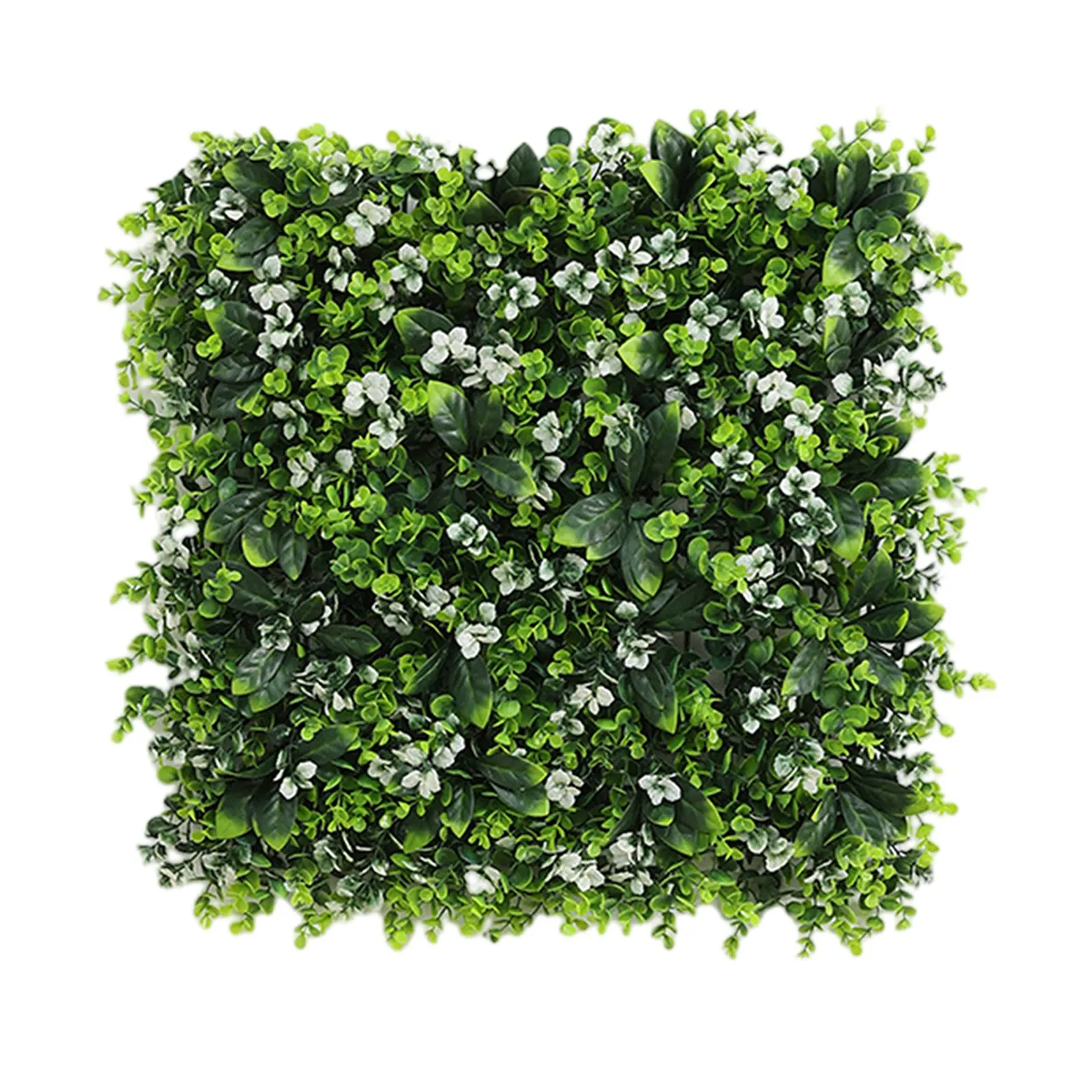 

Artificial Plant Walls Foliage Hedge Grass Mat Greenery Panels Fence 50*50cm Wall Cover Fake Plant Decoration Flowers Floral Déc