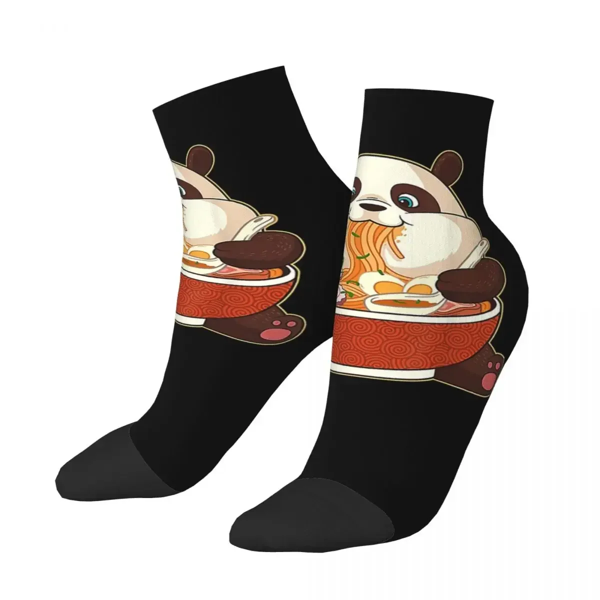 Kawaii Cute Anime Panda Otaku Japanese Ramen Noodles Gift Socks Harajuku Quality Stockings All Season Socks for Unisex Gifts