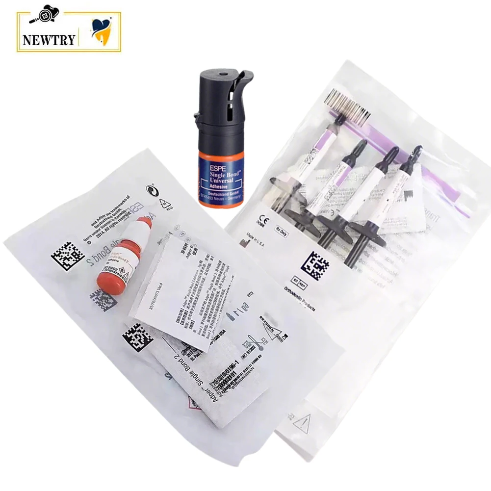 

2 шт. стоматологического адгезива Single Bond Light Curing Transbond XT для ортодонтических брекетов, адгезивная паста, влагоустойчивый праймер