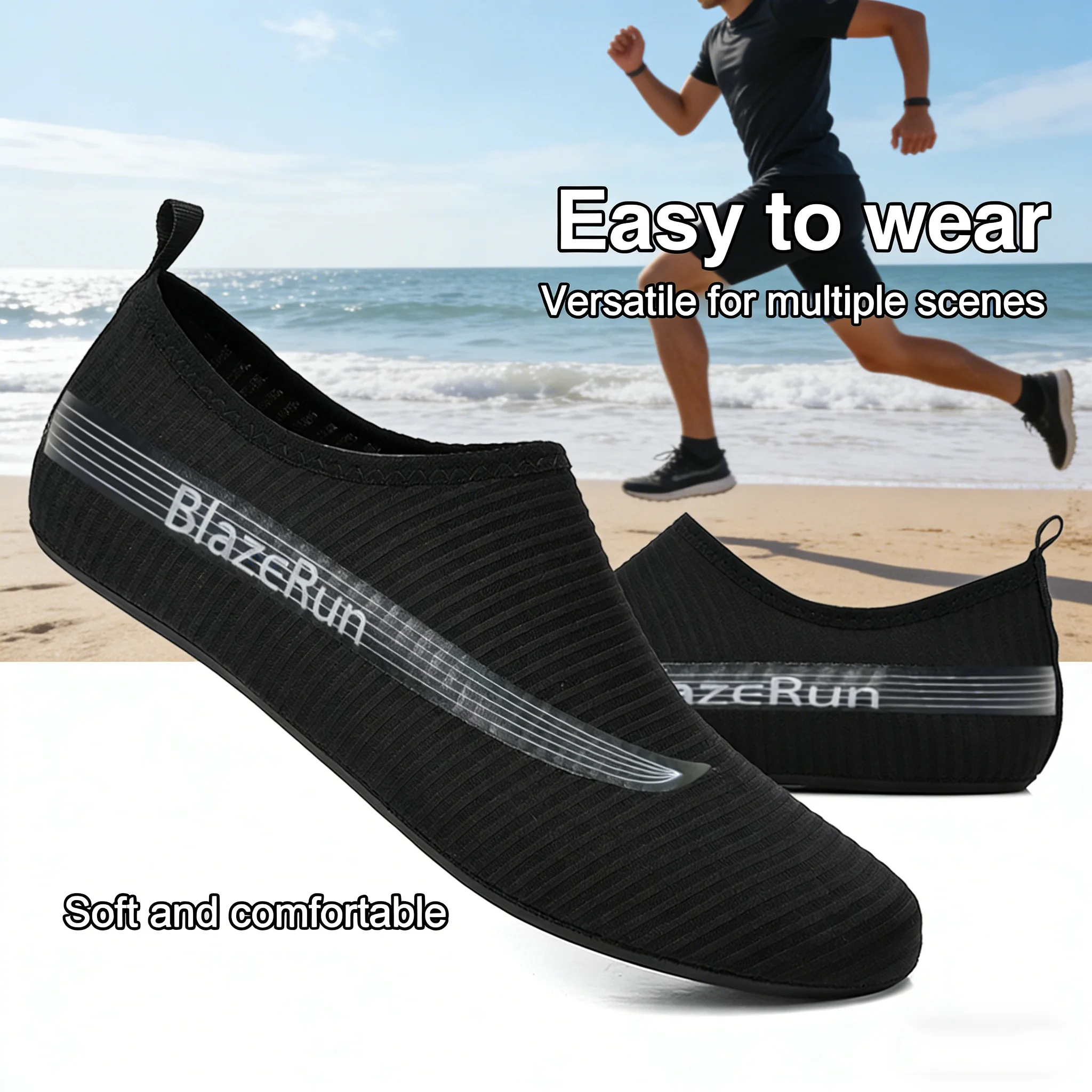 Swim Water Shoes for Women Men Quick Dry Barefoot Aqua Sneakers Shoe for Beach Hiking Diving Boating River Outdoor Water Yoga