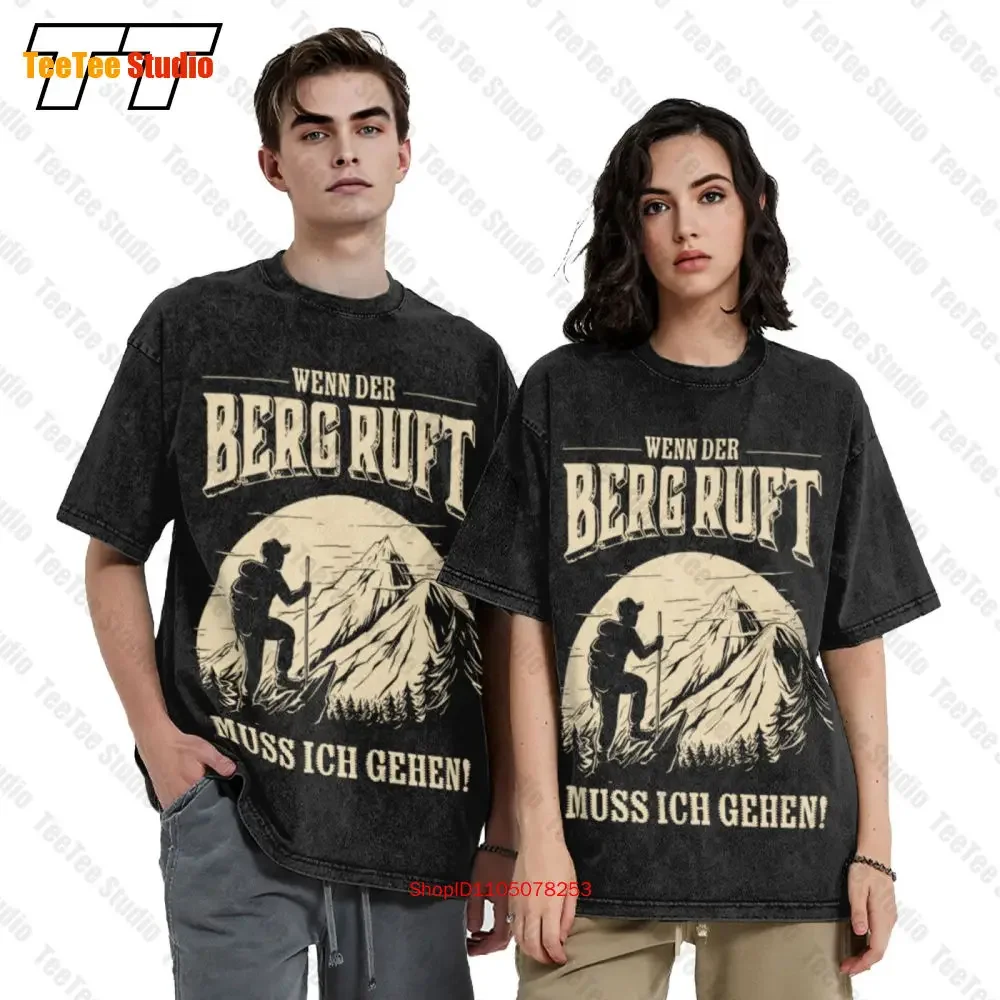 Drole Randonnee Wenn Le Berg Appelle Kletter Cadeau Imprime Aesthetic Clothing T-Shirt 51VU