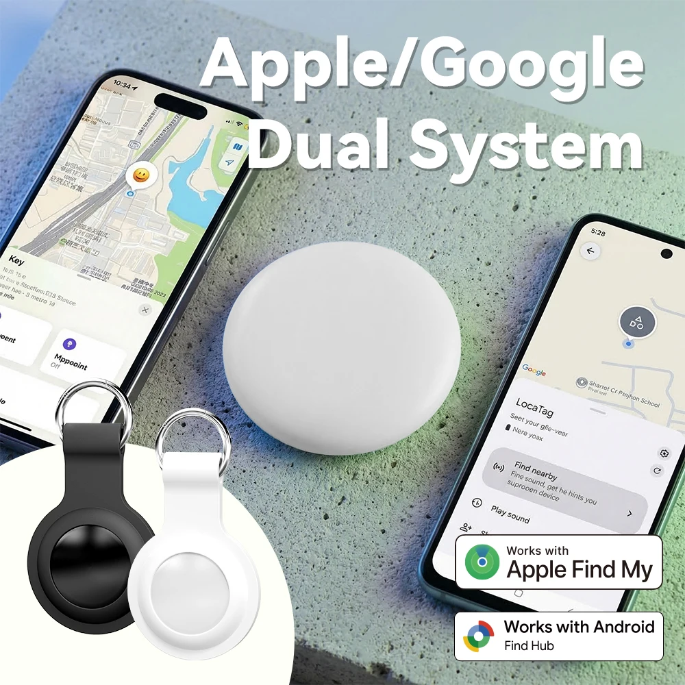 

Universal Smart Tag for Apple Find My & Google Find Hub Waterproof Global Locator Tracker for Keys Luggage Wallet 1-Year Battery