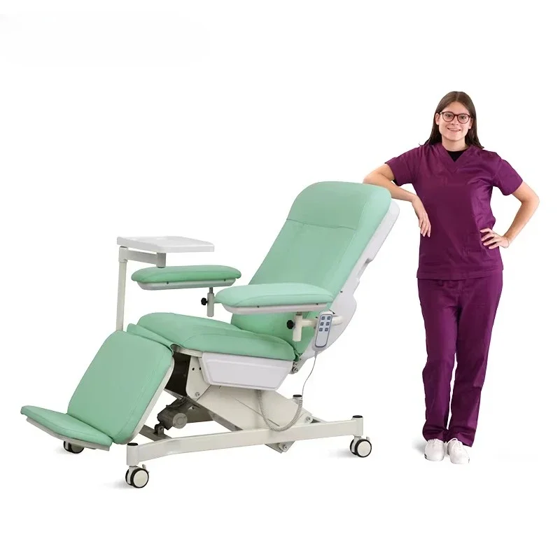 Hospital 5 Function Adjustable Electric Pulley Reclining Dialysis Chair