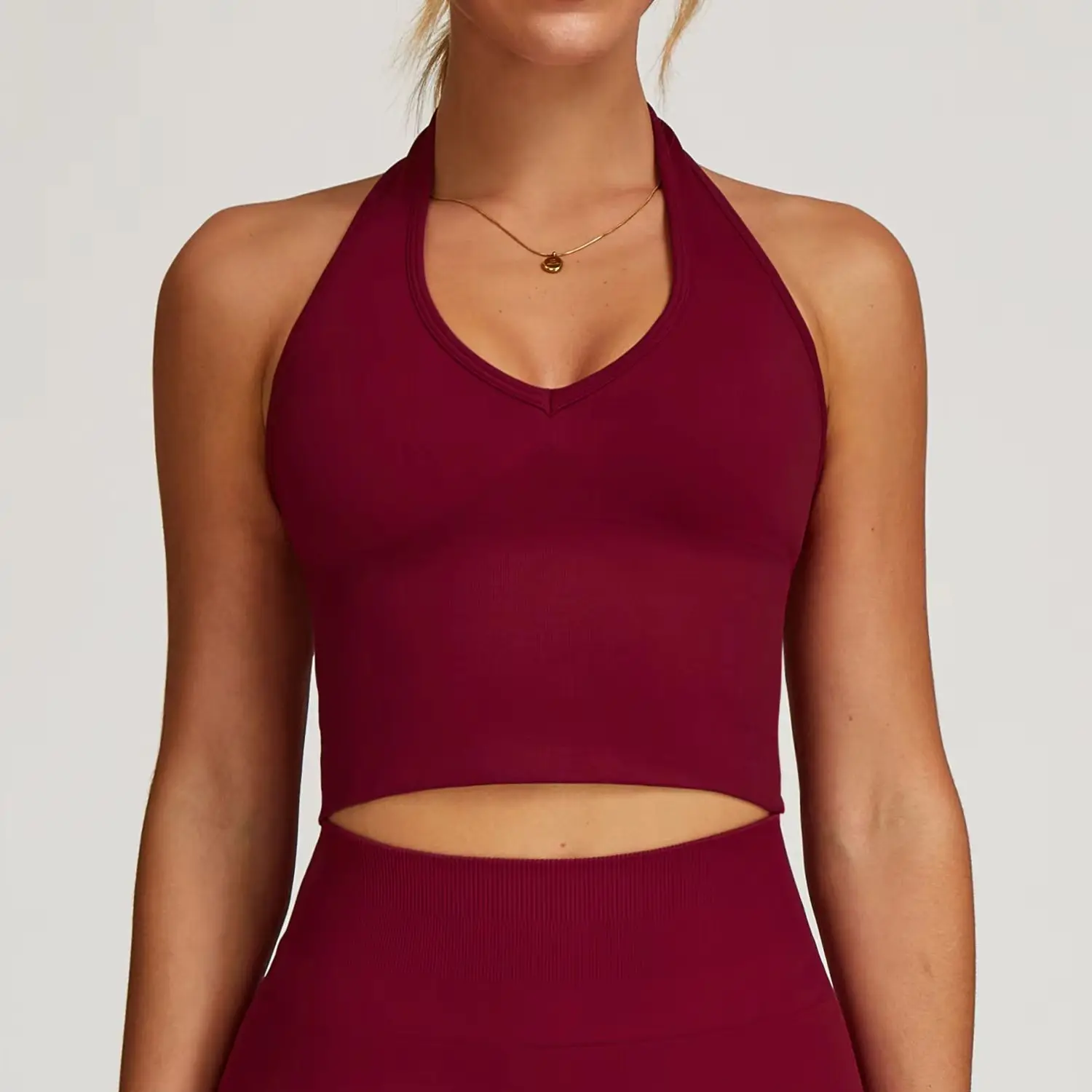 여성용 심리스 스포츠 브라 얇은 스트랩 심리스 요가 브라 푸쉬업 운동 속옷 체육관 러닝 통기성 빠른 건조 피트니스 탑