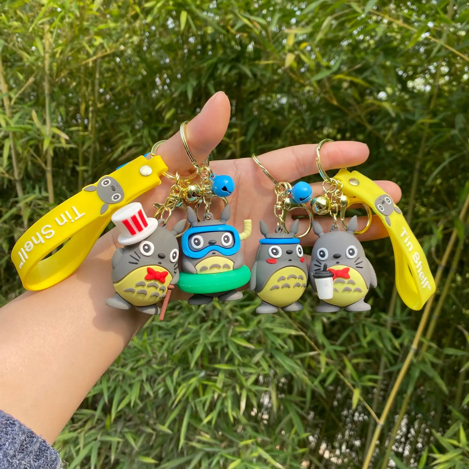 

Новый мультяшный аниме-брелок Тоторо, кавайный мультяшный брелок для ключей от машины, милый брелок-подвеска для рюкзака Синаморолл, украшения, подарки для девочек