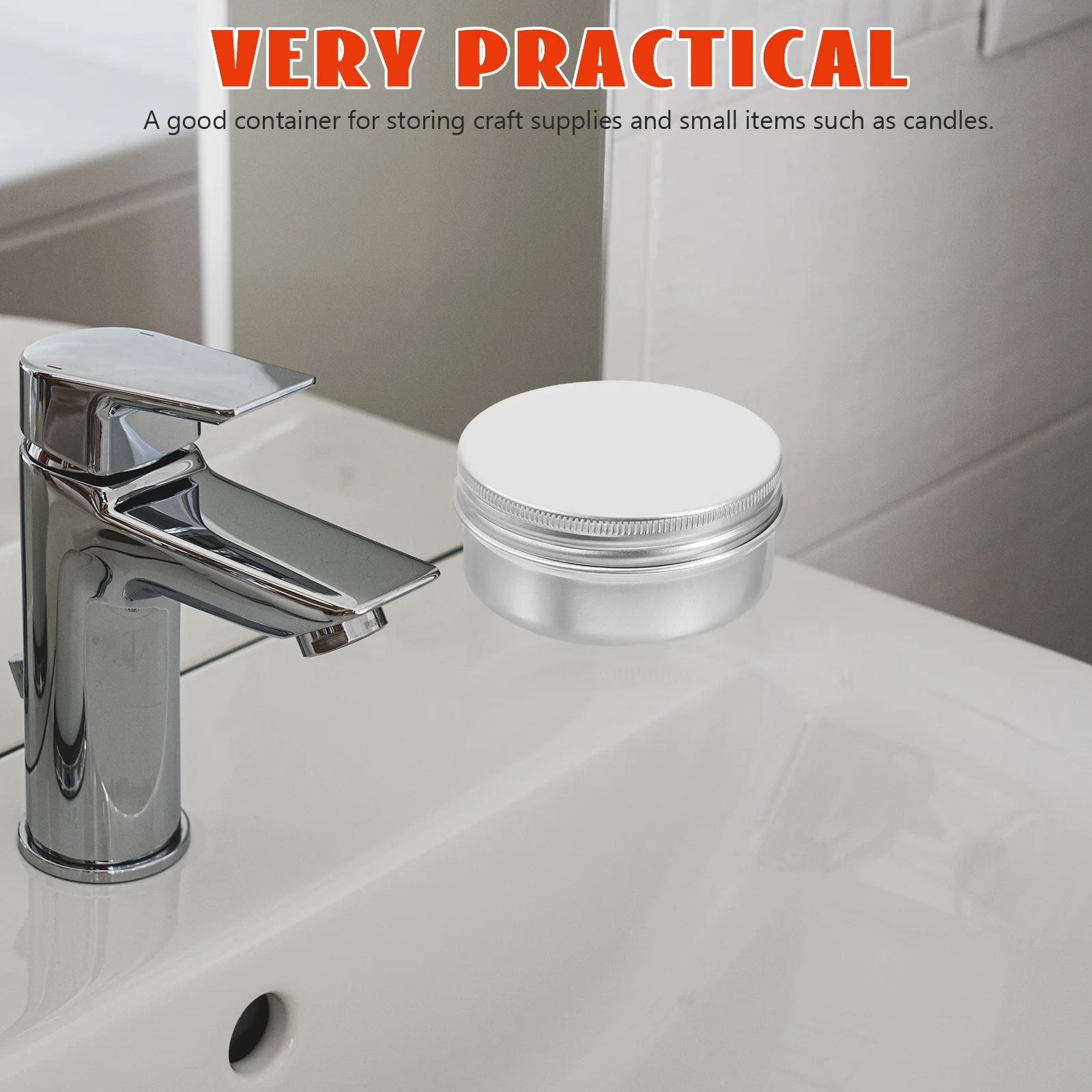 

4pcs Mini Aluminum Box Round Empty Tins For Diy Making Cream Container Craft Supplies Storage Metal Coffee Tins