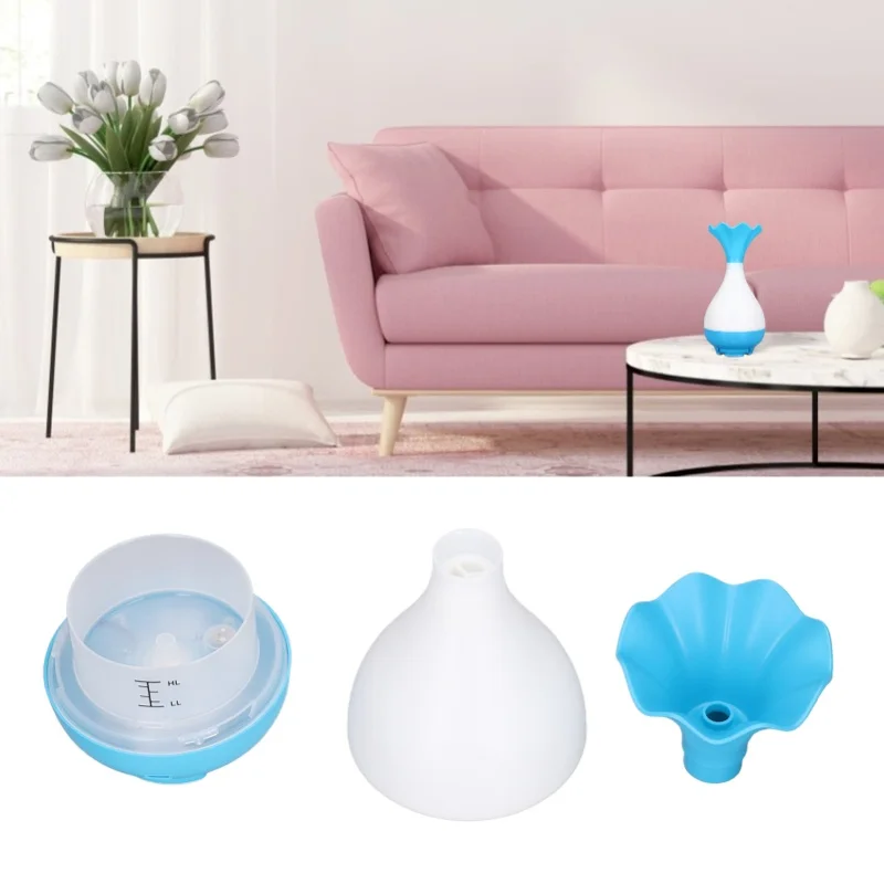 95ml Car Diffuser Humidifier USB Power Supply Essential Oil Aromatherapy Diffusers For Home OfficePurple