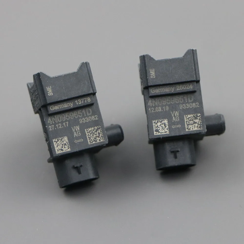 2Pcs Genuine 4N0959651D Side Impact Air Bag Crash Sensor For Audi A6 C8 A8 D5 Q7 E-tron