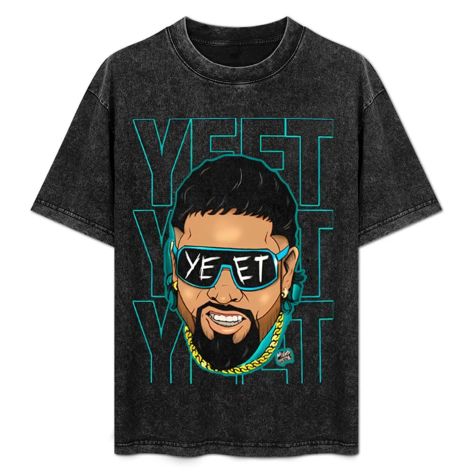 Vintage Jey Uso Yeet Yeet Yeet T-Shirt Breathable Basic Cotton T-Shirt