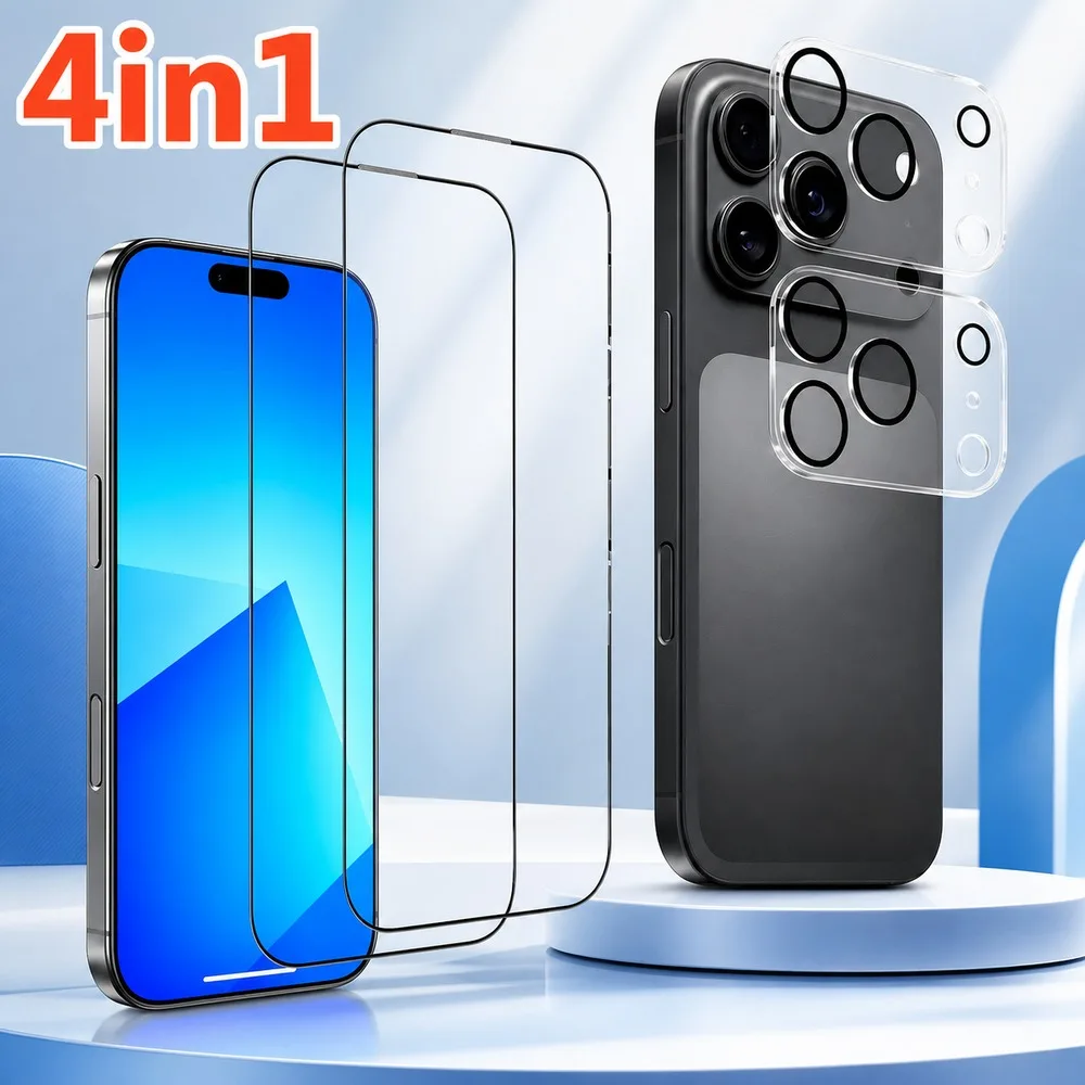2+2PCS Tempered Glass For Realme 10 4G 10 Pro 10 Pro+ 11 4G Camera Lens Screen Protector For Realme 11 Pro 11 Pro+ 12 12 Pro HD