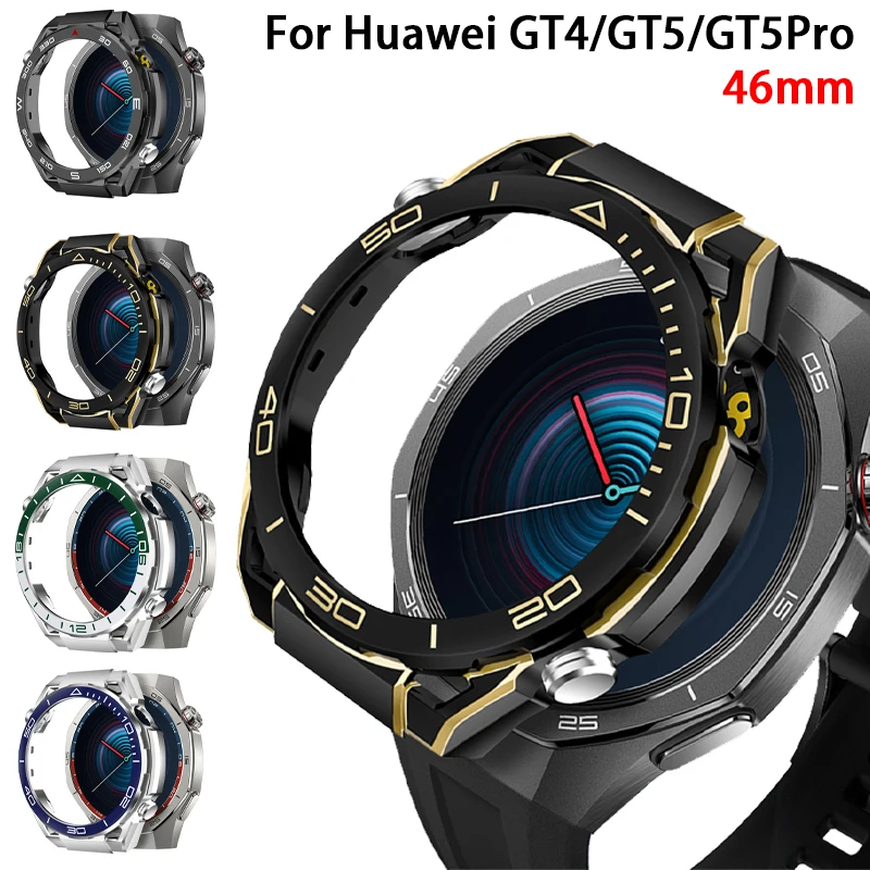 PC-Gehäuse für Huawei Watch GT5Pro 46 mm GT5 GT4 46 mm Zubehör Hochwertige Abdeckung Update für ultimative schützende Haut Shell Bumper