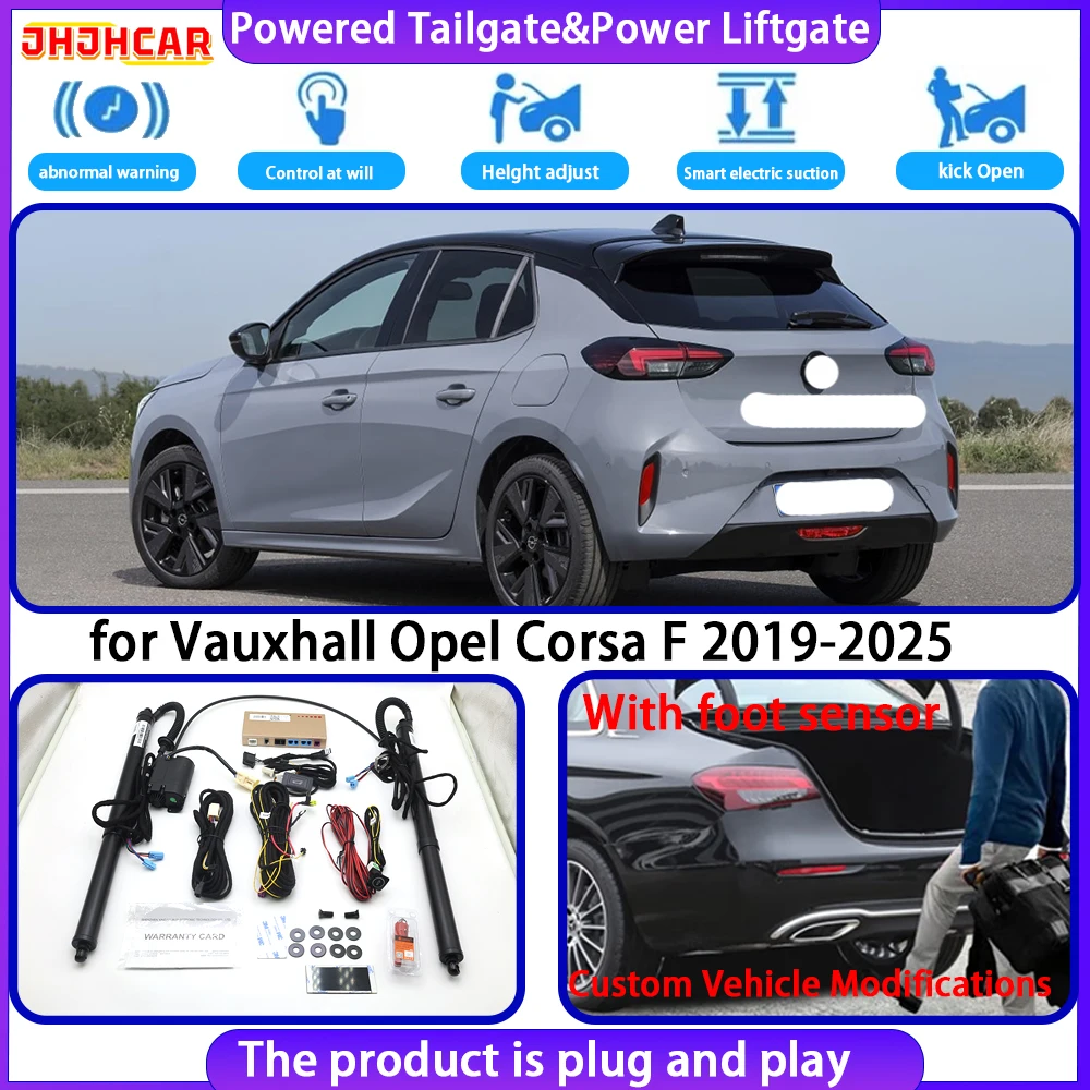 for Vauxhall Opel Corsa F 2019-2025 OEM Smart Automatic Electric Powered Tailgate Power Liftgate Tailgate System Power Back Door