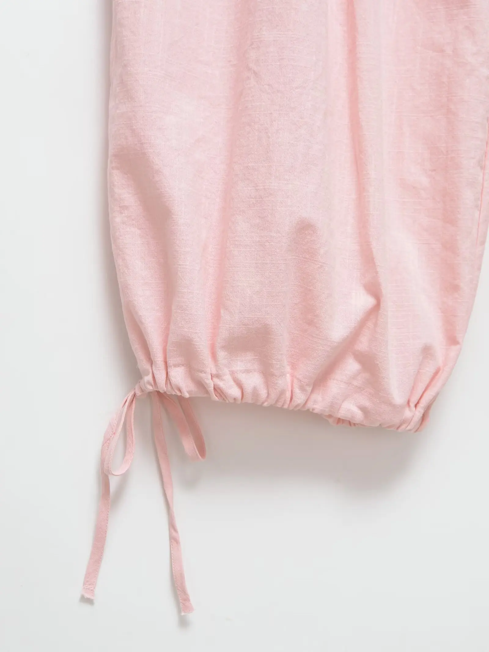Nlzgmsj 2026 Sommer Damen Freizeit-Set in Pink mit O-Ausschnitt und Fledermausärmeln, modische gesmokte Taille, weite Haremshose, Alltags-Outfit – Detail 14