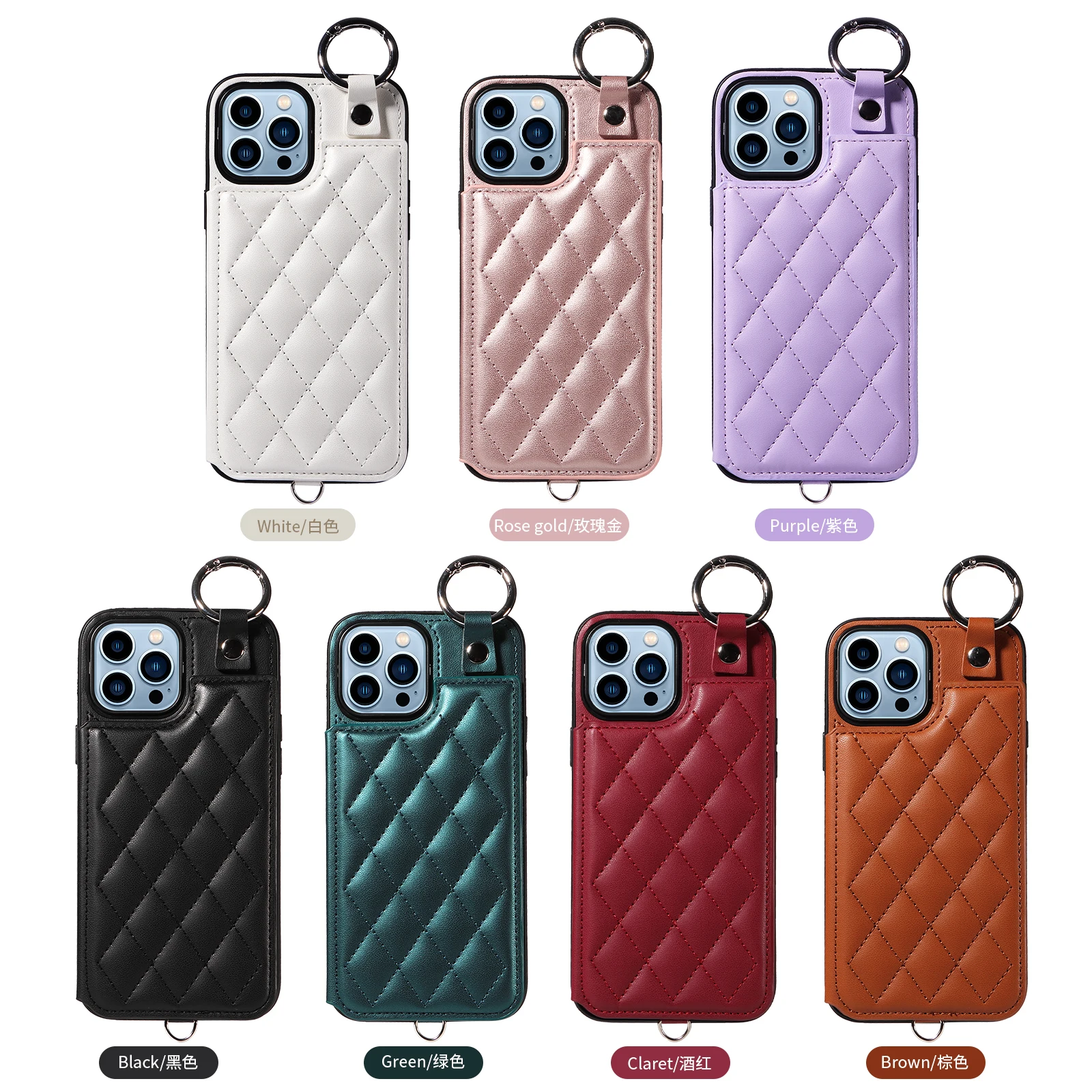 

Xiaoxiangfeng Leather Wallet Phone Case For iPhone 11 iPhone12 iPhone13 PRO PRO MAX Flip Card Slot Holder Cover