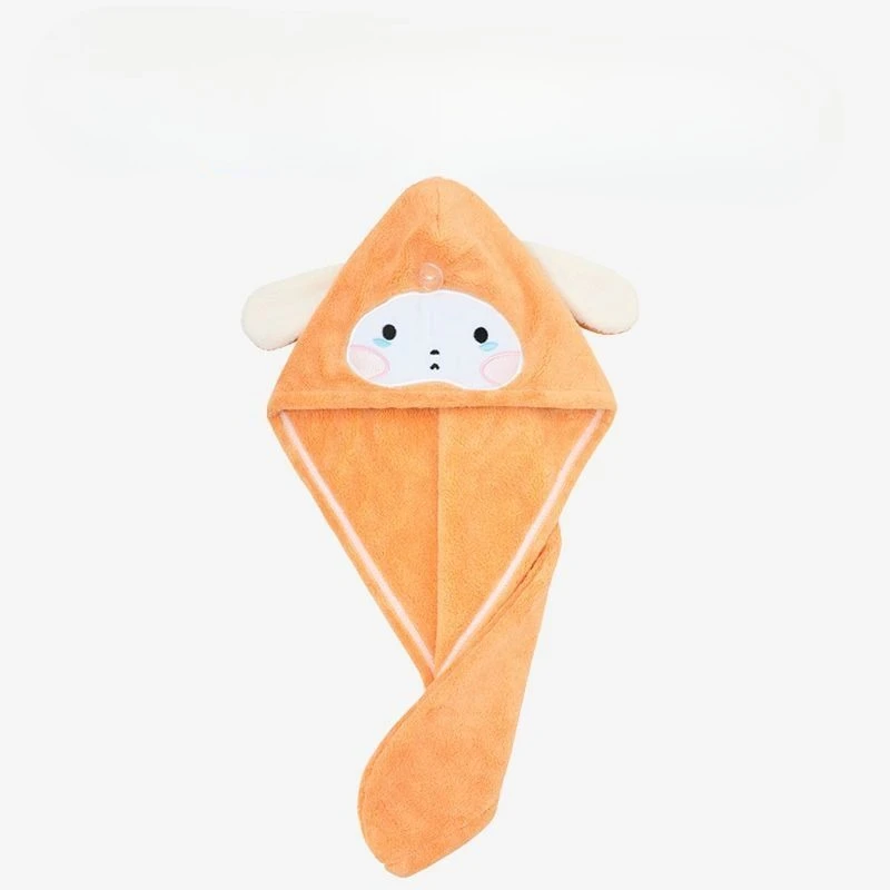 Dry Hair Towel Household Double-layers Waterproof Thick Women's Oilproof Shampoo Bathing Hat Wash Make-up Head Cover Hair Bonnet view 3