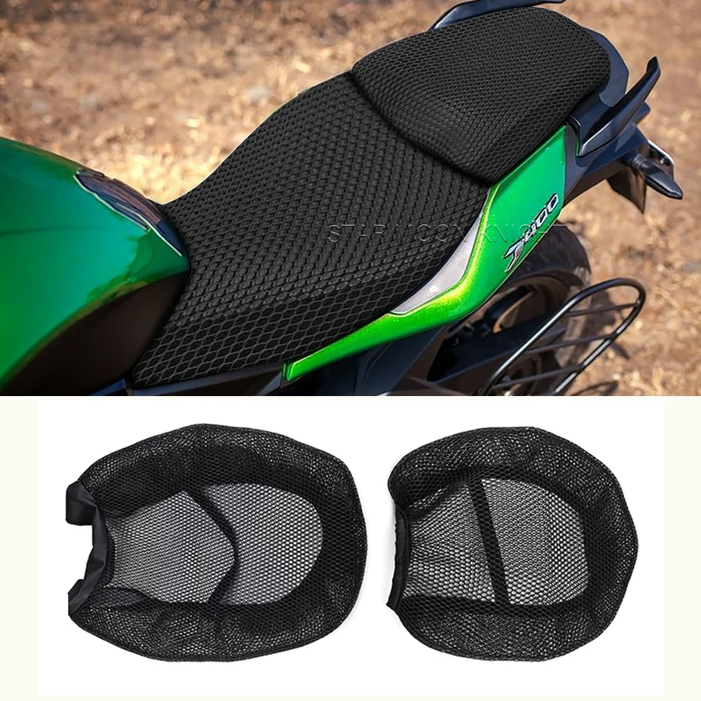 

3D Cushion Seat Cover For Bajaj Dominar 400 UG 400UG Dominar400 Motorcycle Nylon Fabric Seat Cover Mesh,Anti-Slip,UV,Breathable