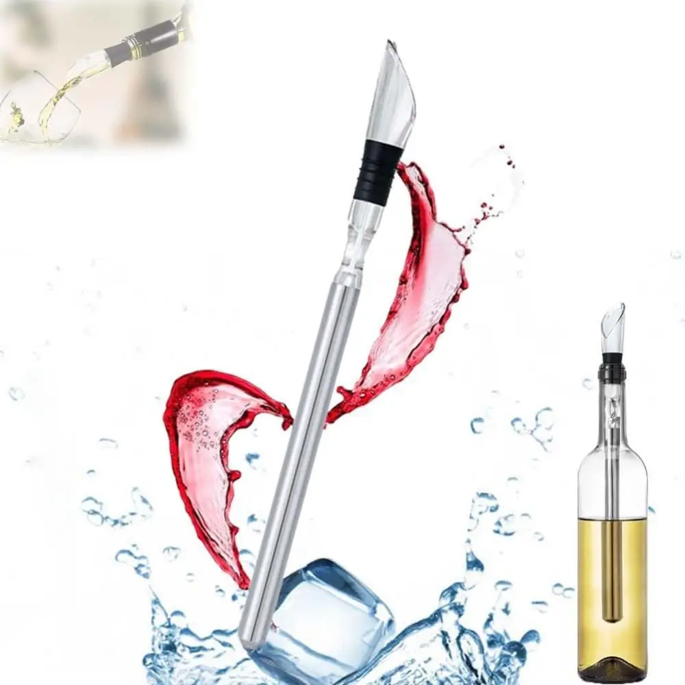Stainless Steel Wine Cooling Stick Wine in 15 Minutes Hours Without Diluting The Taste Wine Chiller Stick Rapid Cooler