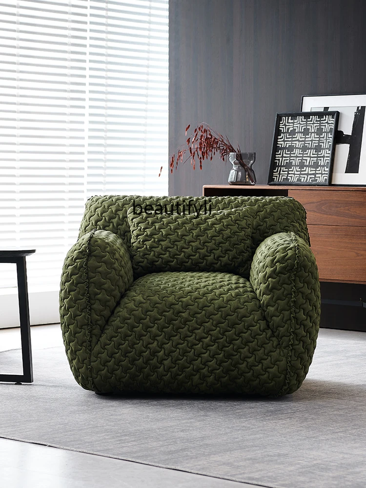 Living room sofa side chair modern and simple, sofa chair leisure bedroom, balcony lazy sofa
