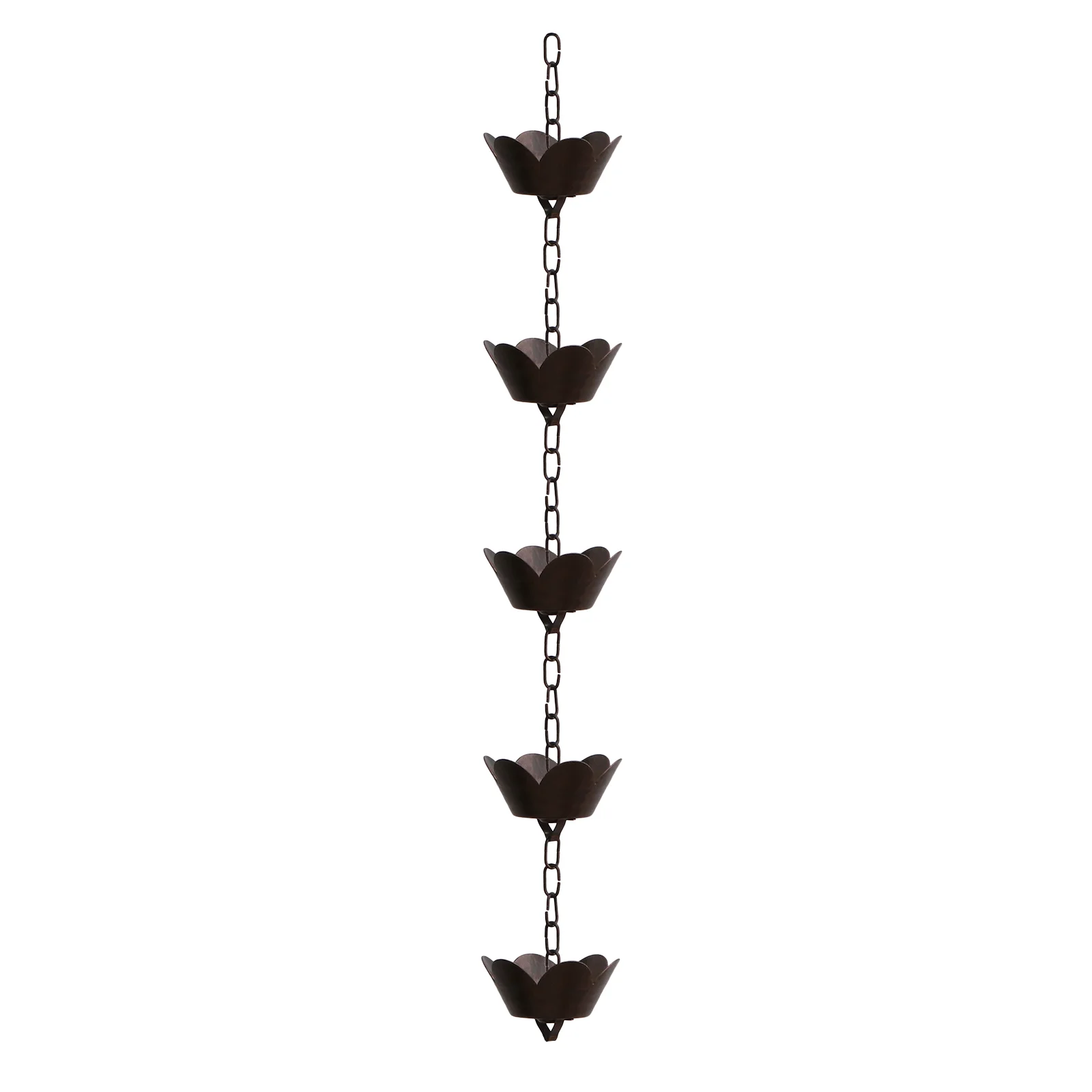 Decorative Rain Chain Decor Buckets Rain Chain Vintage Decor Metal Drainage Rain Chain The Bell Metal Rain Chain