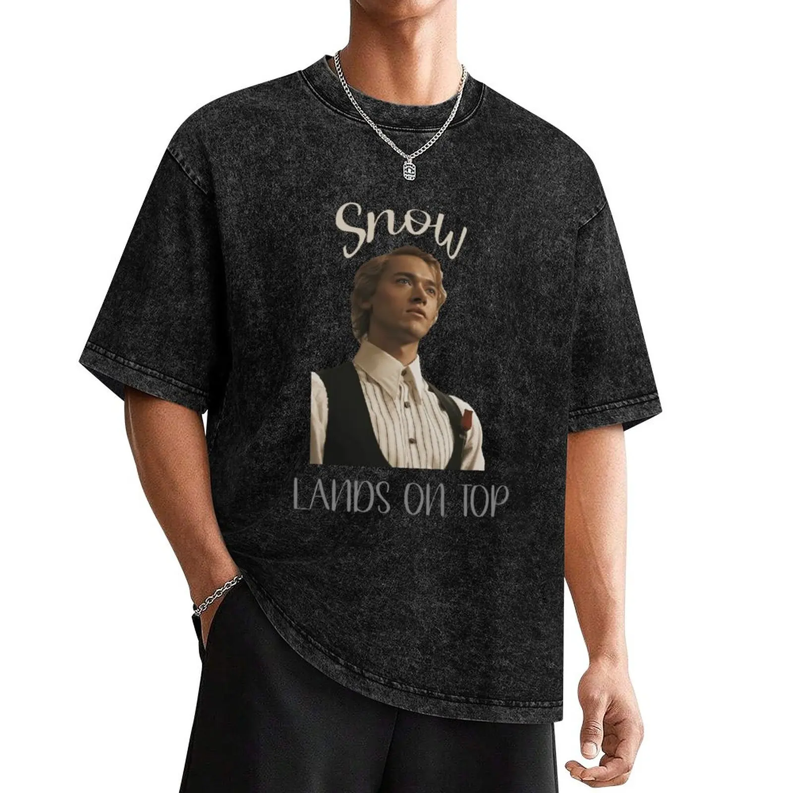 

Snow lands on top-Coriolanus T-Shirt anime vintage quick-drying t shirts men