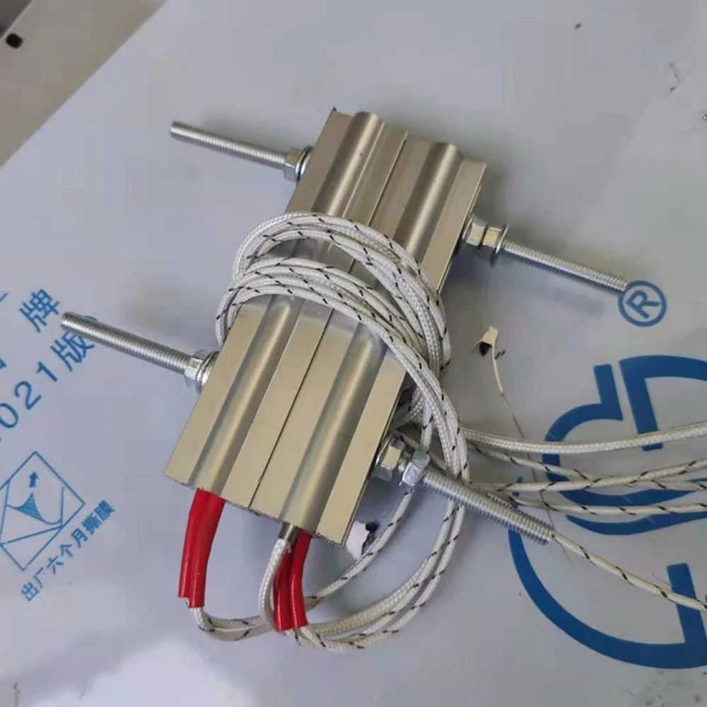 

10cmTea Bag Packing machine Sealing Jaw,Vertical packaging machine heating aluminum block,three side sealing module stripe,1set