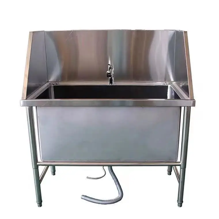 Pet stainless steel bath SPA machine pet shop beauty animal bath basin cat and dog bath basin electric bathtub