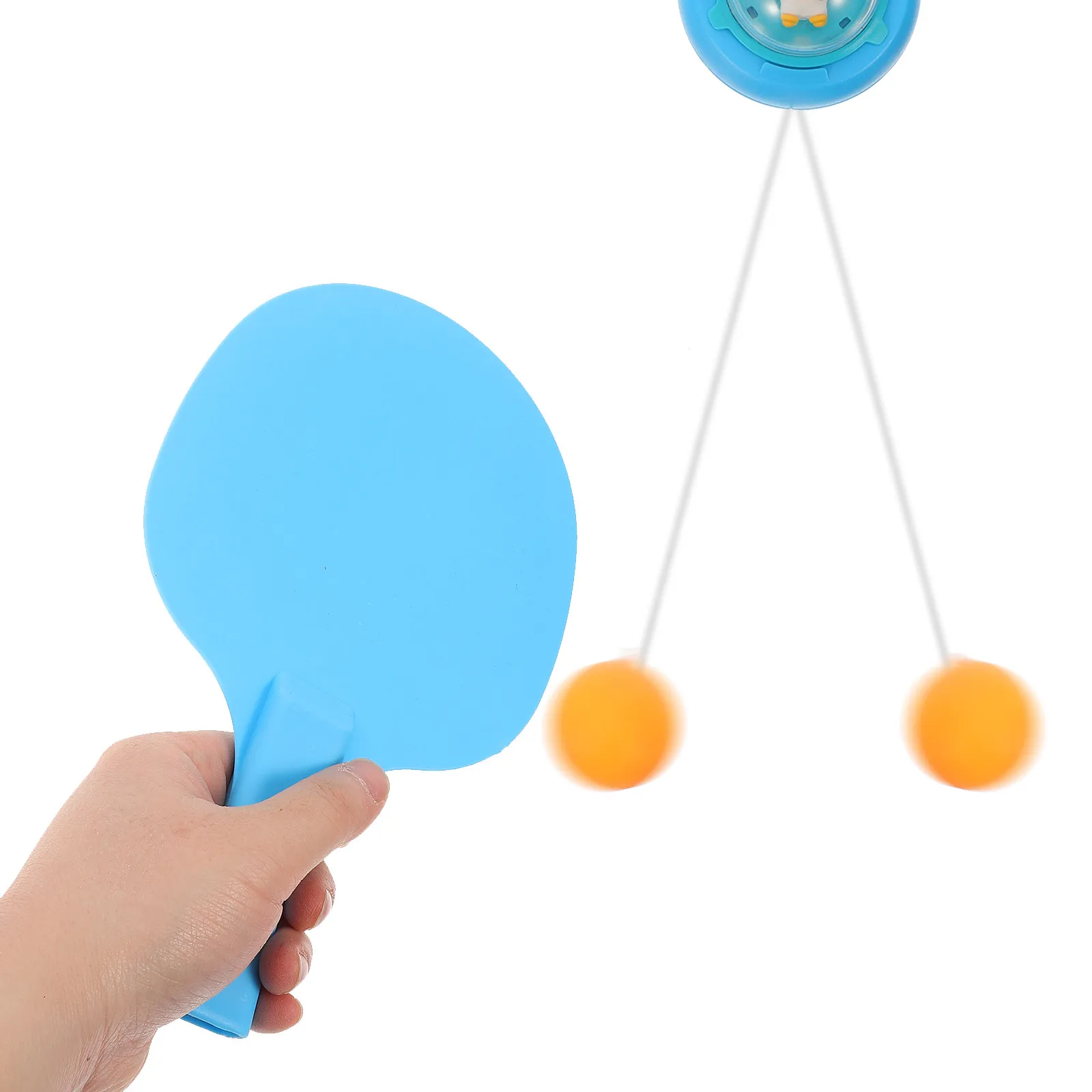 

1Set Table Tennis Trainer Interactive Hanging Indoor Training Kit for Parents Fun Exercise Hand Eye Coordination