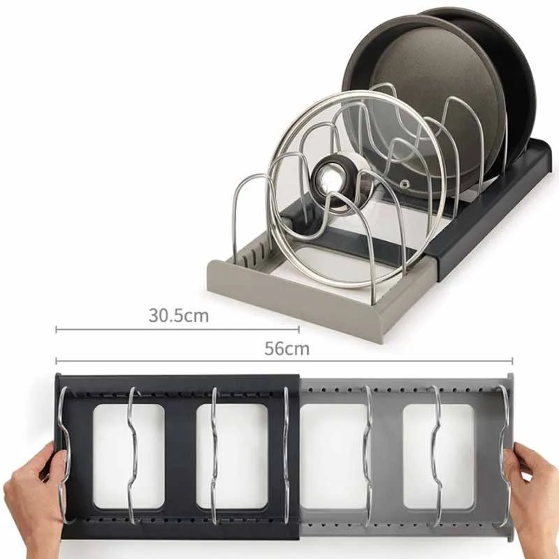 Imagem -05 - Rack Organizador de Cozinha para Armazenamento Suporte para Panelas e Panelas Panela e Panela Acessórios de Cozinha