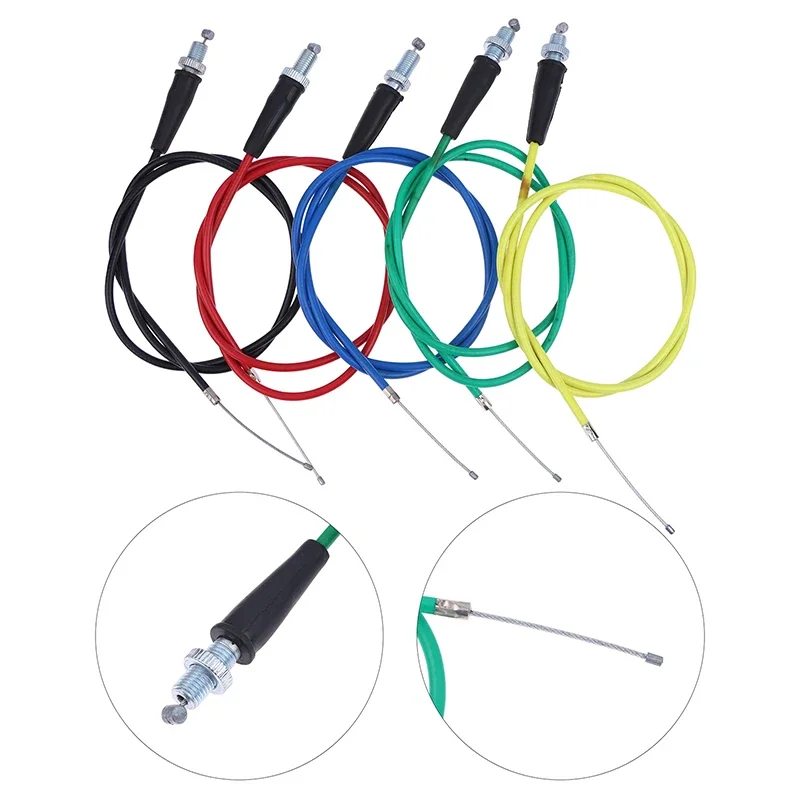 1 قطعة دراجة نارية عالمية مسرع اتصال مستقيم كابل خنق 900 مللي متر