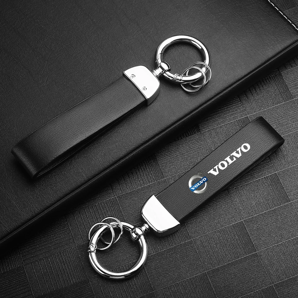 Volvo Car Tire Wheel Valve Caps Cover Suede Car Key Chain Ring Keychain For V60 V40 XC90 XC40 S60 XC60 V70 S90 V90 Accessories - Image 5