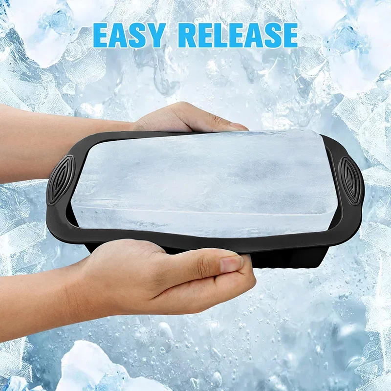 

Extra Large Ice Block Mold,1 Pack Large Ice Molds for Water Chiller Cold Plunge,Ice Cube Molds Ice Cube Tray Silicone Molds