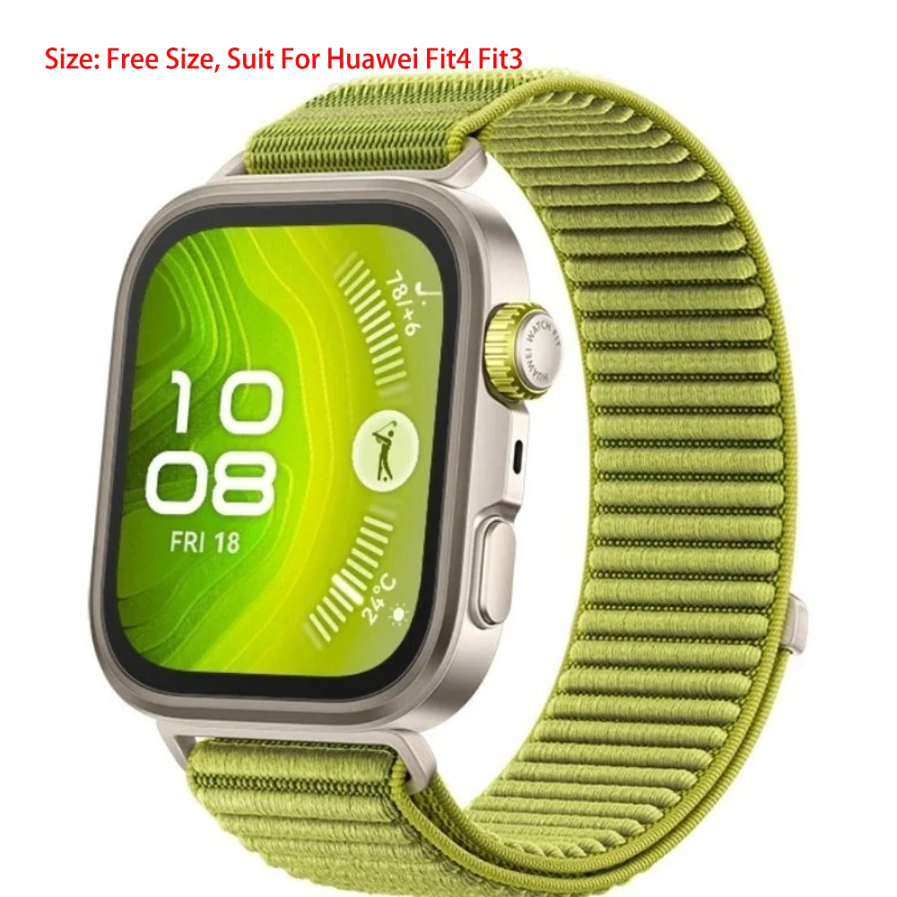 New 1:1 QuickLink Watch Strap for Watch Fit 4 Elastic Nylon Replacement Strap Replacement Loop Strap Gift