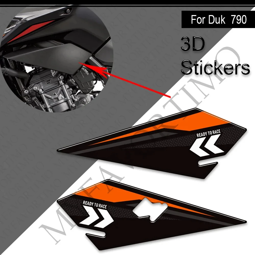 

For KTM 790 790 Duke Motorcycle Fairing Fender Protector Tank Pad Side Grips Gas Fuel Oil Kit Knee TankPad Stickers Decals