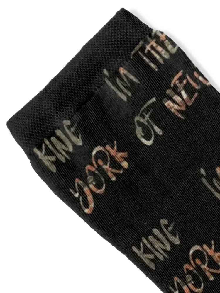 I'm the King of New York Socks basketball anime gym with print Men's Socks Luxury Women's