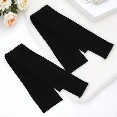 1Pair Warm Arm Sleeves Breathable Elastic Protective Arm Covers for Outdoor Sports Hiking Cycling Basketball Football