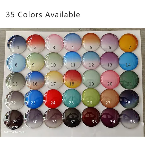 Imagen 2 del producto Gafas de sol asféricas para miopía e hipermetropía, lentes coloridas graduadas, óptica, 1,56, 1,61, 1,67