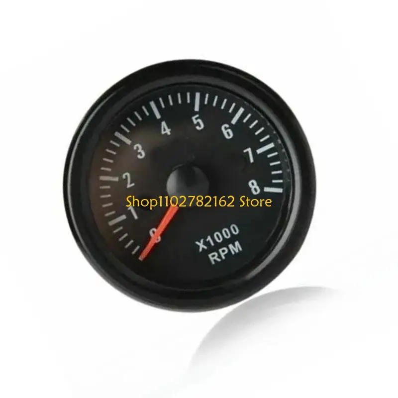 

547B 270 Degree Dials Tachometer RPM Meter With LED Backlight for Gas Engines Automotive Marine Application Waterproof Design