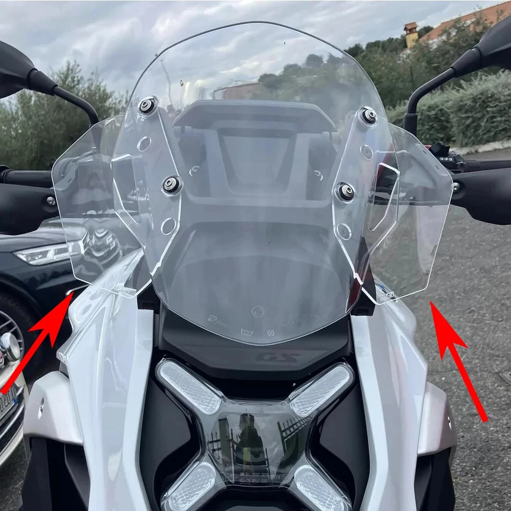 Für BMW R1300GS R 1300 GS 2024-Motorrad Seite Windschutzscheibe Windschutz Windschutz Deflektor Zubehör