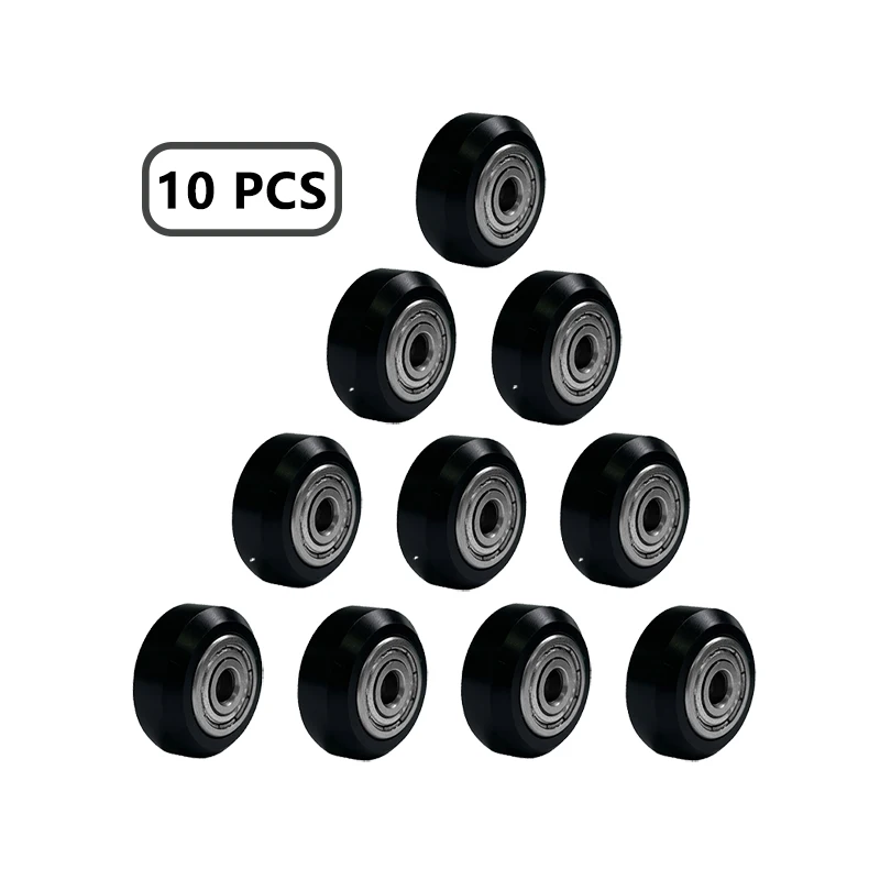 10PCS Big Plastic Pulley Wheel with Bearing Idler Pulley Gear Perlin Wheel for 3D Printer